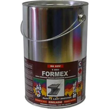 barva na kov Barva syntetická FORMEX S 2003 0110 základní na pozink šedá – 4 l