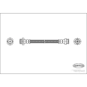 Brzdová hadice Brzdová hadice CORTECO 19032442