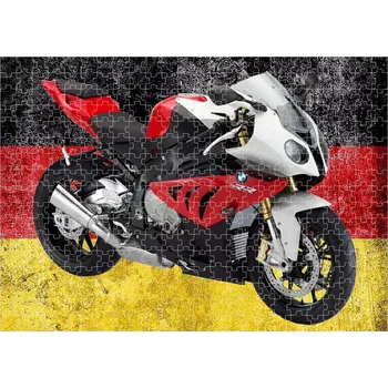 Puzzle Puzzle s motorkou BMW S1000RR 120 dílků (foto puzzle MOTORKA)