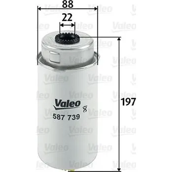 Palivový filtr Palivový filtr VALEO 587739