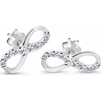 Náušnice Cutie Jewellery Úžasné náušnice ve tvaru nekonečna Z60149-30-10-X-2 + 2 měsíce na vrácení zboží