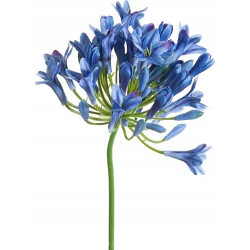 umělá květina Umělý květ dekorativní modrá 73 cm