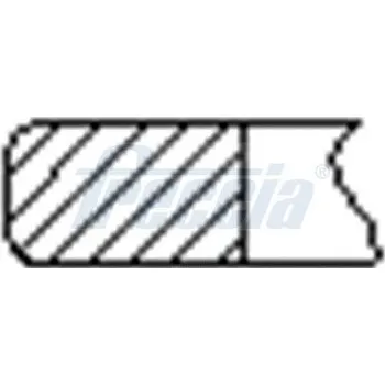 Píst motoru Sada pístních kroužků FRECCIA FR10-074000