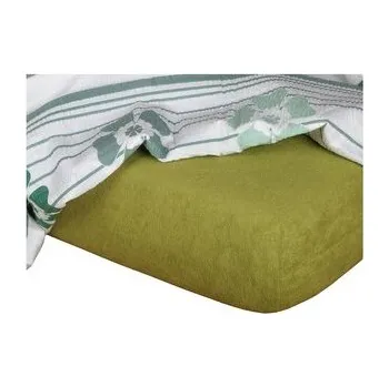 Prostěradlo Dadka Froté prostěradlo olivová 100x200x20 cm