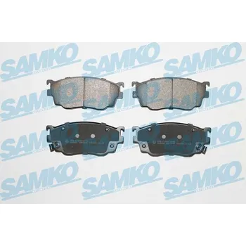 Brzdová destička Sada brzdových destiček, kotoučová brzda SAMKO 5SP1046