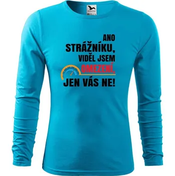 DOBRÝ TRIKO Pánské bavlněné triko Omezení Velikost: XL, Barva: Tyrkysová