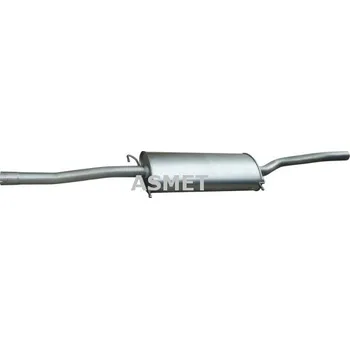 Tlumič výfuku Střední tlumič výfuku ASMET 01.081