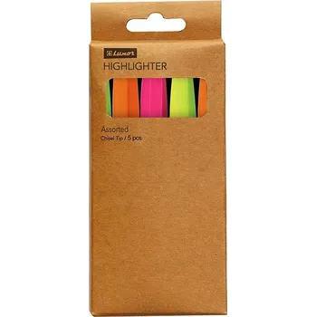 Zvýrazňovač LUXOR PCW400/5BX ECO sada - mix barev
