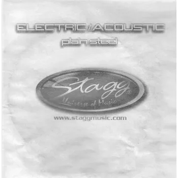 Struna pro kytaru a smyčcový nástroj Stagg NIW-044, struna "A", nikl, 12ks