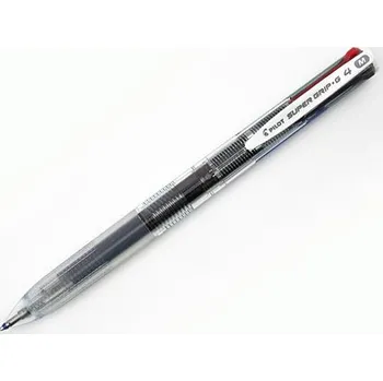 PILOT Super Grip-G4 KP M 0.27 mm, 4barevka, transparentní