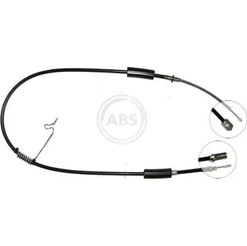 Lanko parkovací brzdy Tažné lanko, parkovací brzda A.B.S. K17847