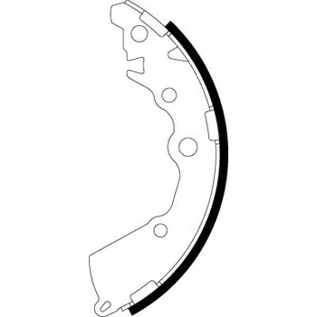 Brzdová čelist Sada brzdových čelistí TEXTAR 91083000