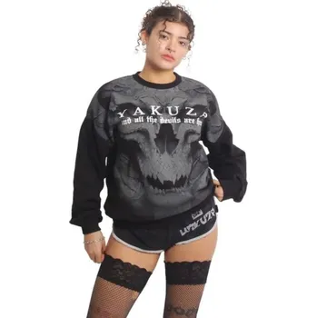 Pánská mikina Yakuza Ink. Yakuza Ink - dámská SWS DEVILS 25104 schwarz Barva: Černá, Vel: 2XL