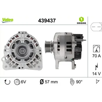 Autoelektrika Generátor VALEO 439437