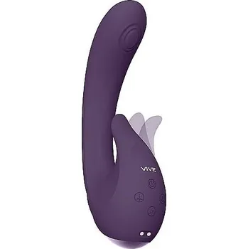 Vibrátor SHOTS VIVE Miki Pulse Wave-Flickering G-Spot Vibrator purple