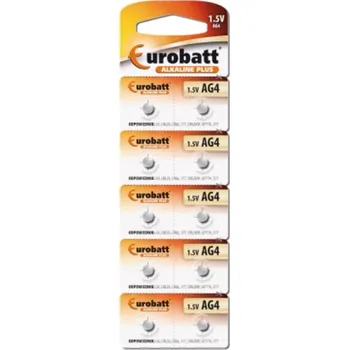 Článková baterie Alkalické baterie Eurobatt AG4 1,5V 1ks