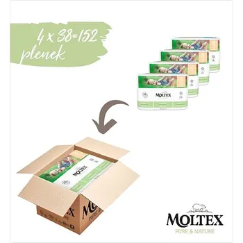 Plena Moltex Pure & Nature Mini vel. 2 (4× 38 ks)