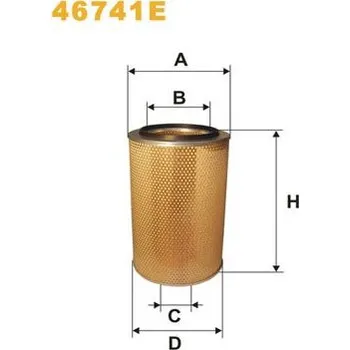 Vzduchový filtr Vzduchový filtr WIX FILTERS 46741E