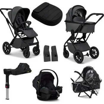 Kočárek Moon Piú Maxi Kompletní kočárek - Anthra/Black Matt