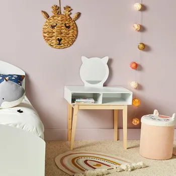 Dětský stůl Ostaria Dětský toaletní stolek se zrcadlem Lila 37x60x87 cm