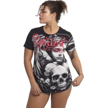 Dámské tričko Yakuza Ink. - dámské triko ANGELIC 25121 schwarz Barva: Černá, Vel: M