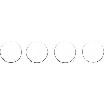 elektrický kabel Krycí záslepka nábytku Kronospan K-0101 PE Bílá, čelní