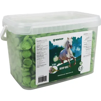 Mikrop ČEBÍN a.s. Mikrop Horse pochoutka pro koně kyblík Bylinky 2,5kg