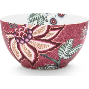 PIP Studio Miska Flower Festival tmavě růžová 15cm 51.003.195
