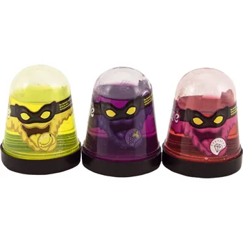 Modelovací hmota Teddies Sliz - hmota 100g 6x8cm mix barev v plastovém kuželu Barvy: fialová