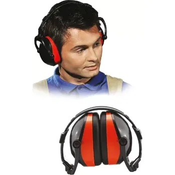 Chránič sluchu Reis OSC BC sluchátka black/red