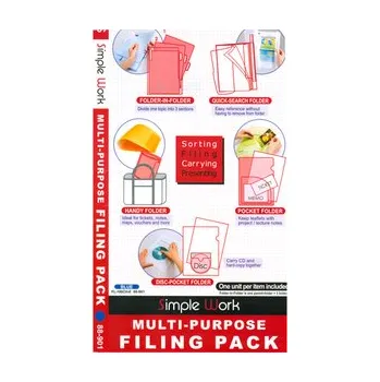 Archivační box PLUS JAPAN Obaly sada 5 ks FL100CH zelený