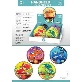 Hlavolam Jurský Park Vodní hra dinosaurus 10x10x3 cm Barvy: zelená