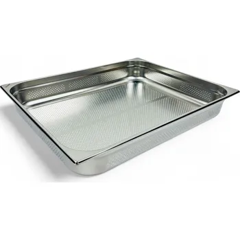 Gastrofans Gastronádoba 2/1 GN 100 mm, nerezová, perforovaná