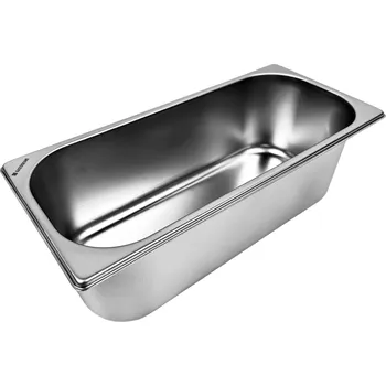 Gastrofans Zmrzlinová gastronádoba 1/3 GN 118 mm, nerezová, plná