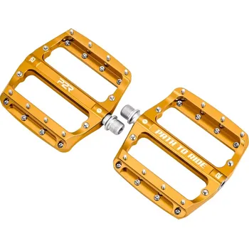 Pedál na kolo Pedály P2R FLATMAN 90 ETD 3SB gold
