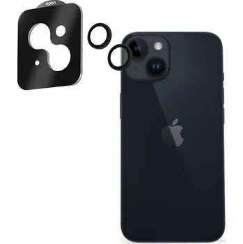 Telefonní příslušenství AlzaGuard Elite Lens Protector pro iPhone 14 / 14 Plus černé