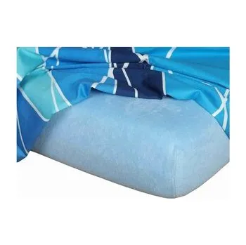 Prostěradlo Dadka Froté prostěradlo světle modré 180x200x25 cm