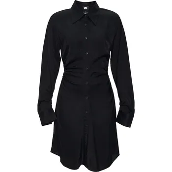 Dámské šaty ŠATY DKNY WOVEN DRESS BLACK