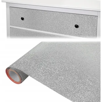 Tapeta Samolepicí fólie BROKÁT ŠEDÁ Fólie na nábytek role 45x150cm