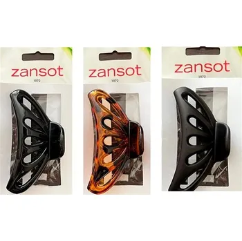 Zansot Sponka na vlasy Curved Classic Large 9,5 cm, 3 ks lesklá + matná + želva