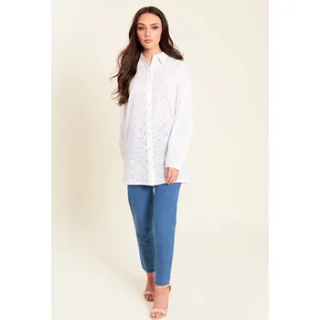 Dámská košile Košile Be You White 1010618 22 (4XL)