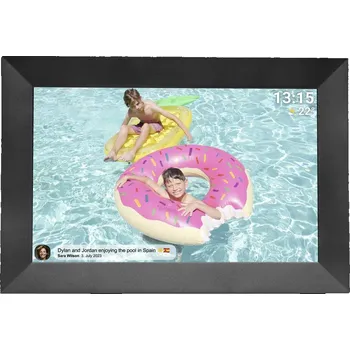 Denver PFF1024b digitální WiFi fotorámeček 25.7 cm 10.1 palec Energetická třída (EEK2021): C (A - G) 1280 x 800 Pixel 16