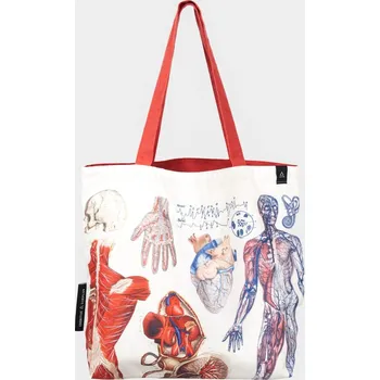 Cognitive Surplus Plátěná taška s medicínským motivem Vzor: Anatomy