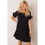 RUE PARIS Bavlněné šaty Marietta černé Velikost: M