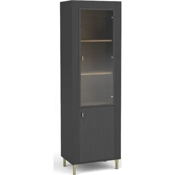 Obývací stěna Vitrína Mossa - černá