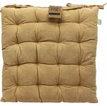 HOME ELEMENTS Podsedák prošívaný 40x40 cm, Oranžový melír