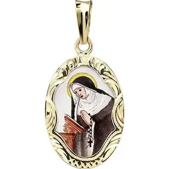 Přívěsek Aljančič Svatá Rita medailon 457R zlato