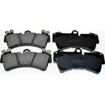 Sada brzdových destiček, kotoučová brzda DENCKERMANN B110981