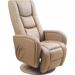 Masážní polohovací křeslo Saron béžové