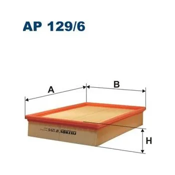 Vzduchový filtr Vzduchový filtr FILTRON AP 129/6